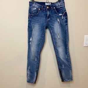 One Teaspoon Freebird Distressed Denim Jeans